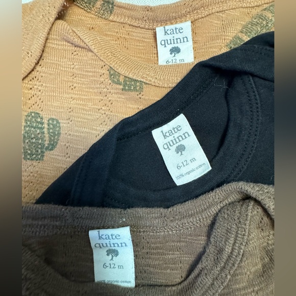 Kate Quinn | Bundle of 3 Short Sleeve Lap Neck Bodysuits | 6-12 months - Picture 8 of 8